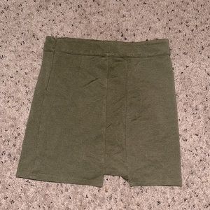 F21 Olive Skirt